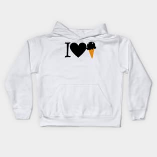 I Love Ice Cream Kids Hoodie